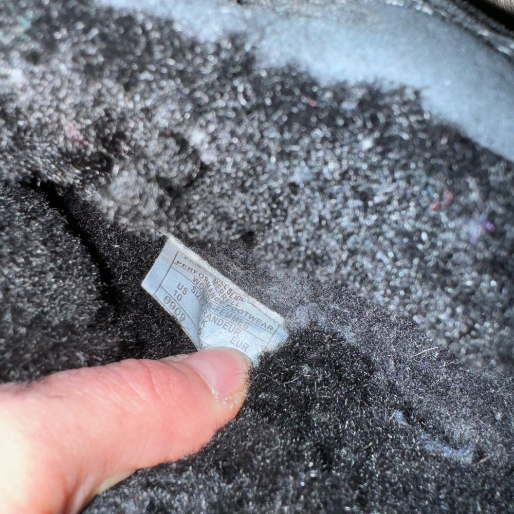 Merrell Womens Sz 10 Shoes Loafer Primo Chill Slide Black Leather Faux Fur Lined - Picture 4 of 5